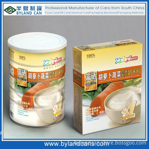 Nutritions Tin and Paper Box